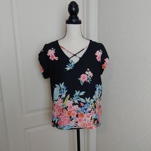 Lily White Floral Blouse